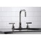 Kingston Brass FSC8939CML Manhattan Widespread Bathroom Faucet W/ Brass Pop-Up, Nickel FSC8939CML - alternate 4